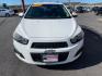 2016 White Chevrolet Sonic (1G1JC5SHXG4) with an 4-Cyl, 1.8 Liter engine, Automatic, 6-Spd transmission, located at 8008 Warden Rd, Sherwood, AR, 72120, (501) 801-6100, 34.830078, -92.186684 - Photo#2